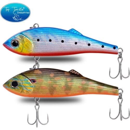 VIB bait vibration fishing lure for pike 120mm 58g 95mm 40g CF LURE Crankbait Bass Fishing Lure With 2 Treble Hooks