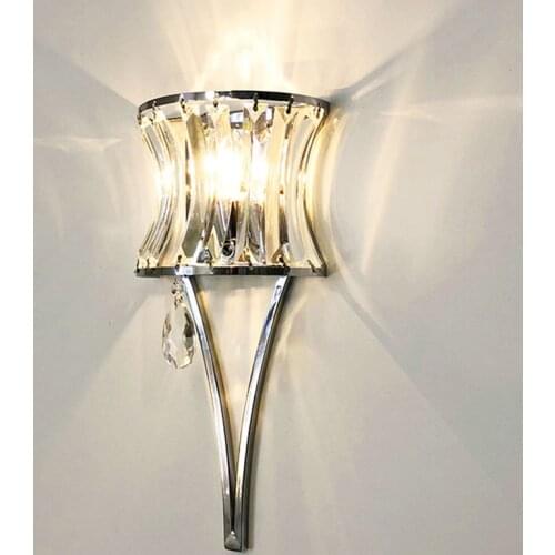 Light luxury crystal wall lamp post-modern simple bedroom lamp Hotel aisle lamp corridor bedside lamp factory wholesale