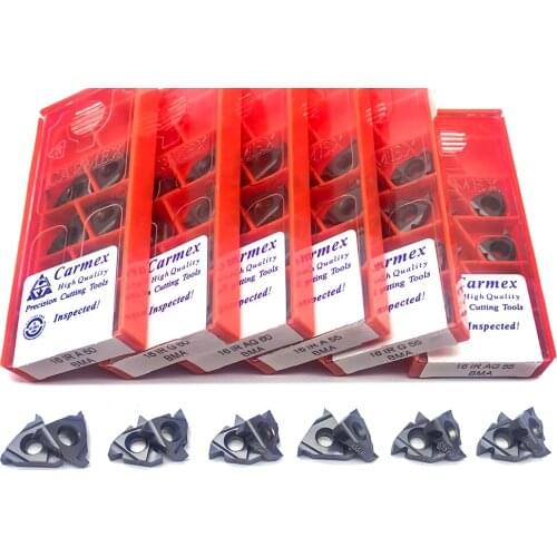 Insert 100% Original 16IR AG60 A60 G60 AG55 A55 G55 BMA Thread turning tool Carbide Insert Threading CNC Lathe Cutter Tool