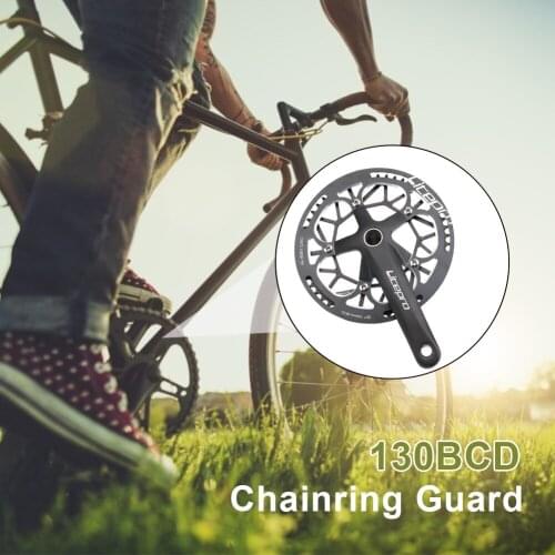 Litepro Chain Wheel Chain Guard Plate Folding Bike Chainwheel Protector Protect Full CNC Technology 50-52T/52-54T 130BCD 2021