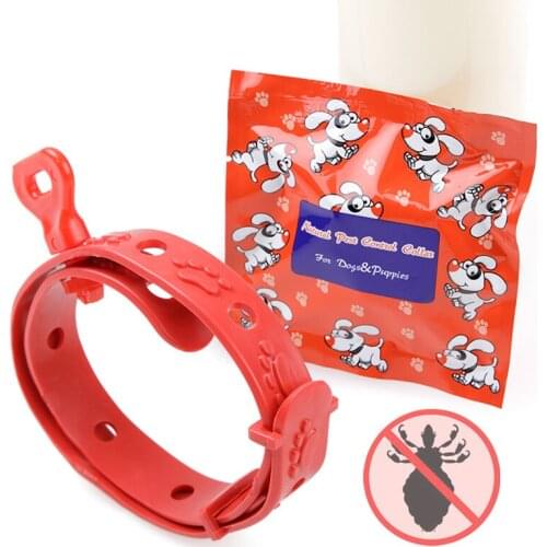 Safety Pet Dog Flea Circle Outdoor Anti Flea Collar Neck Strap Adjustable Anti-insect Puppy Collars Dogs Neck Straps Accessories