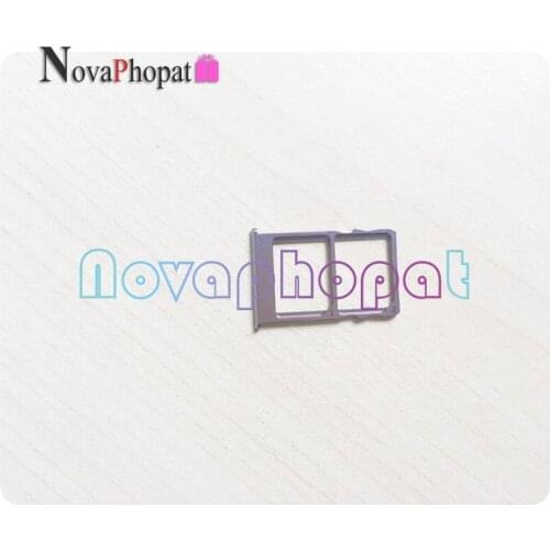 Novaphopat For Meizu Pro 7 plus SIM Card Tray Holder Micro SD Slot Socket Adapter Replacement ; 10pcs/lot