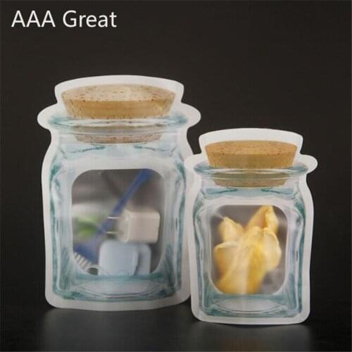 100Pcs/Lot Packaging Bag Baking Biscuit Ziplock Plastic Bags Matte Stand Up Bag Self-Sealing Snack Food Storage Bottle Pouches