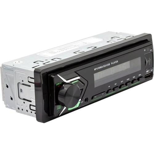 Audio Bluetooth Car Stereo Support CD AM/FM AUX Input Remote Control 7 Color