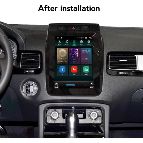Android 11 Car Radio for Volkswagen Touareg 2010-2017 Car Audio Vertical Screen Autoradio Tesla Style GPS Navigation Recorder