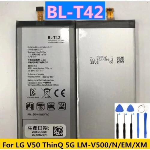 BL-T37 BL-T39 BL-T41 BL-T42 Battery For LG V40 Q Stylo4 Q710 MS CS G7 ThinQ G710 Q7+ LMQ610 G8 LMG820 QM7 V50 ThinQ5G LM-V500