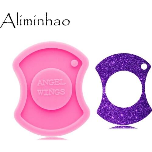 DY0627 Shiny Glossy Bottle opener Keychain Mold - DIY Handmade Mold - Resin Crafting Mold - Epoxy Jewellery Silicone Mold