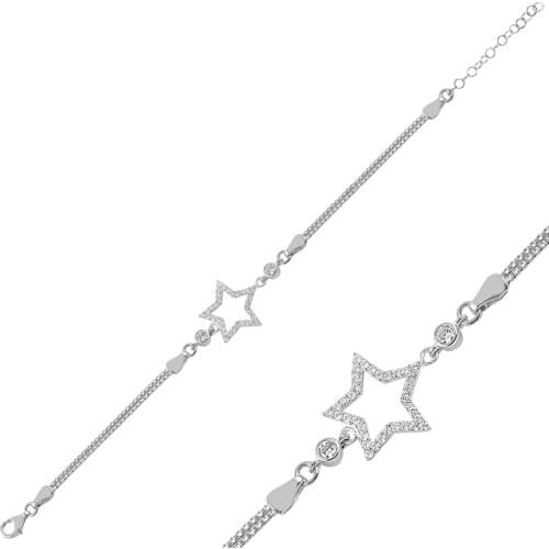 Silver Star Bracelet