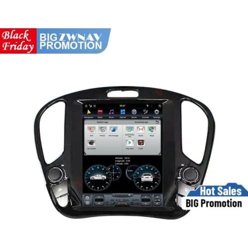 Vertical screen Tesla Style Android 8.1 Car multimedia GPS Player For Nissan Juke 2010-2019 audio radio tape recorder head unit