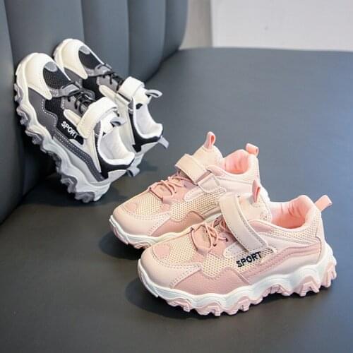 Children sports shoes boys' mesh casual shoes girls' running shoes lightweight soft-soled baby shoes boys shoes kids fashion