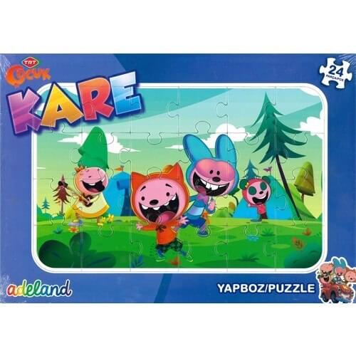 Adeland Brat Child Square 24 Piece Puzzle/Jigsaw Puzzle (3 +)
