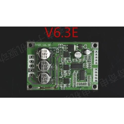 12 / 24v / 36V15A500W DC Brushless Motor Drive Controller Without Hall Induction Motor Drive