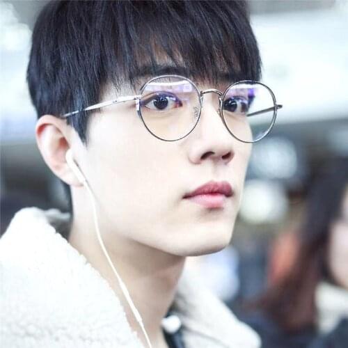 2020 New unisex round Myopia glasses for men women Metal frame glasses anti blue light Nearsighted Eyewear Glasses -1.0 -2.5