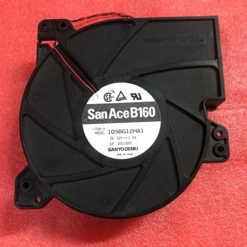 Original SanAce B160 109BG12HA1 DC 12Ⅴ 1.3A 16cm 160mm Blower Fan High Speed Air Volume Powerful Strong Wind Fan