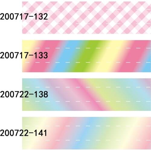 50 yards/lot) Free shipping 3 inch 75mm rainbow gradient ombre ribbon for hair bows
