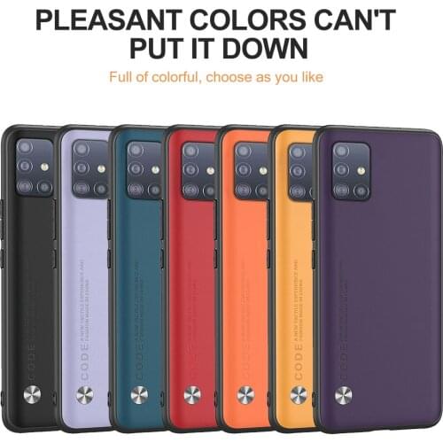 For Samsung Galaxy A51 4G Luxury Leather Bumper Phone Back Case S21 S20 S30 Ultra Plus FE Note 20 M30s M21 A 71 50 50S 30S 70S