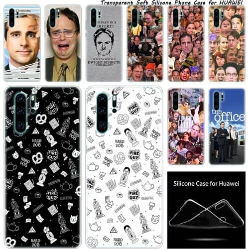 Luxury Silicone Case The office tv show Remarkable for Huawei NOVA 3 3i 5 5i P20 P30 Pro P9 P10 P8 Lite 2017 P Smart Z Plus 2019