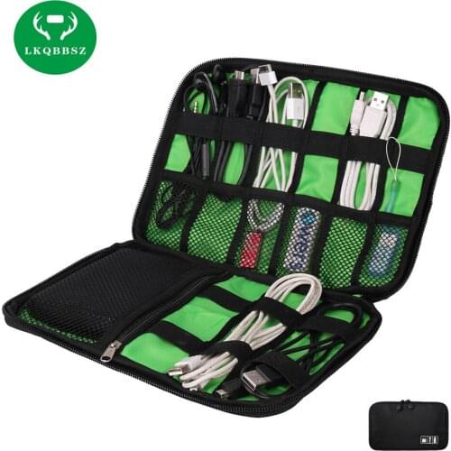 Electronics Storage Bag Gadget headset Organizer Bag for Electronic Phone Accessories Earphone Cables USB Flash Drives