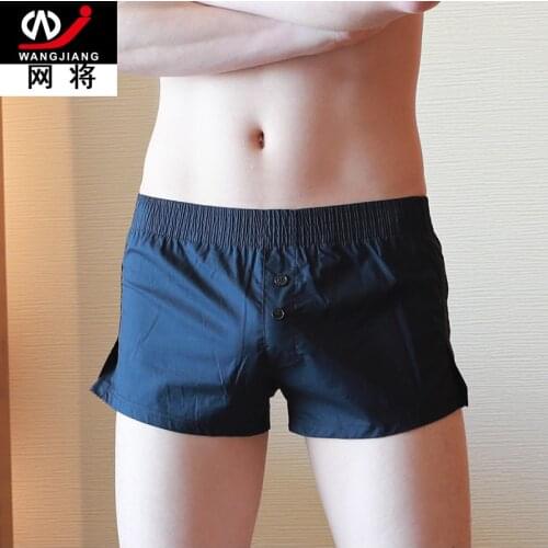 WJ new arrow underpants mens boxer Shorts summer household pajama underpants cotton Sleepwear men L536