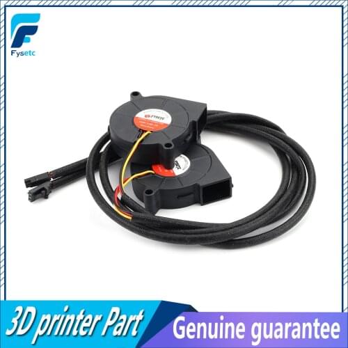 10pcs Prusa i3 MK3 3D Printer Parts DC 5V 5015 Blow Radial Cooling Fan Hydraulic Sleeve Bearing Front Print Fan Cooler Radiator