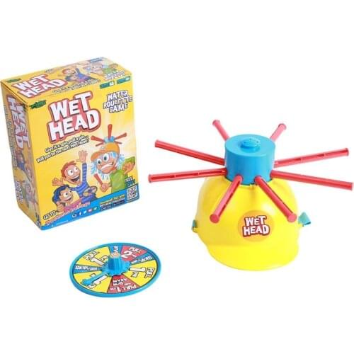 2021 Wet Head Hat Wet Funny Challenge Head Toys Water Roulette Game Kid Toys Great Game Gags Practical Jokes