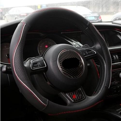 4 Colors Car Steering Wheel Cover Volant Braid on the Steering-wheel 38 CM Funda Volante Car Styling Auto Hand Bar