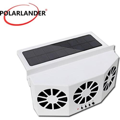 Exhaust Fan Automatic Rechargeable with Rubber Stripping Solar Energy Air Vent Car Gills Cooler Air Purifier System
