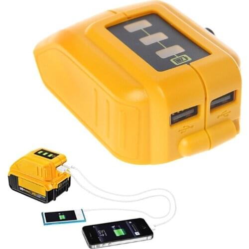 DCB091 Li-on Battery USB Charging Converter 12V DC Output Heated Jackets Adapter