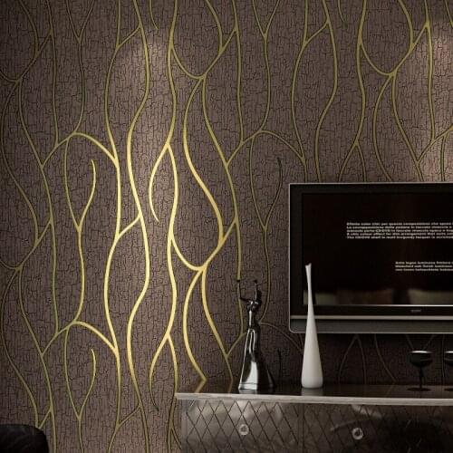 Aesthetic Modern 3D Fabric Wallpaper Stripes Living Room TV Background Thickening Artificial Shammy