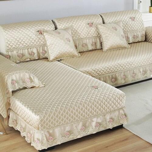 Summer Silk Sofa Towels Placemats Cushion Runners Slipcovers Home Decor Pet Sofa Covers for Living Room Couch Cover Chair Mat