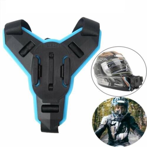 Motorcycle Helmet Front Chin Bracket Adjustab Holder 6 Camera Tripod 5 7 Hero Black For GoPro Mount Supplies W4X1