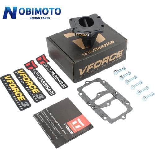 Motorcycle carbon fiber intake valve reed valve set v-force 3 for Kawasaki 125cc 250cc 250cc KX kdx Kmx 125 zx150 / kr150