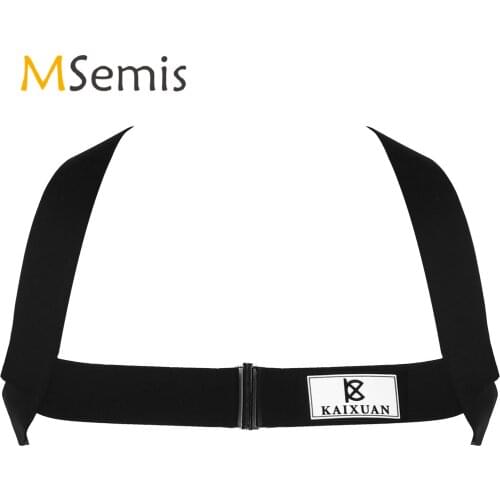 Harness Mens Elastic Shoulder Strap Chest Harness Belt Cosplay Stage Performance Club Bar Pole Dancing Costume Accessories