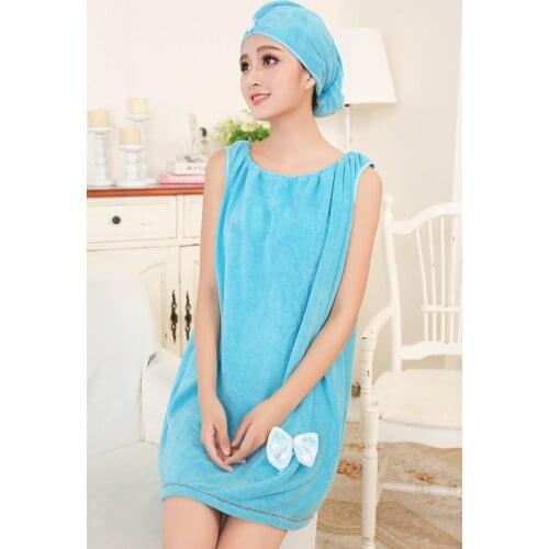 New Absorbent Breathable Pink Girl Women Microfiber Bath Towel Hair Turban Towel Soft Adult Bath Towel Set Girlfriend Wife Gift