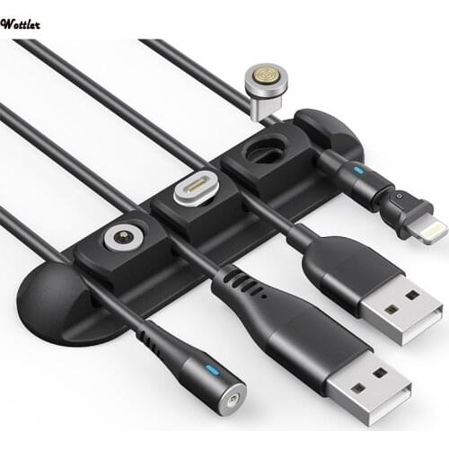 New 3 In 1 Magnetic Cable Plugs Case For Micro USB Type C Portable Storage Box Magnet Plug Case Connector Head Tips Container