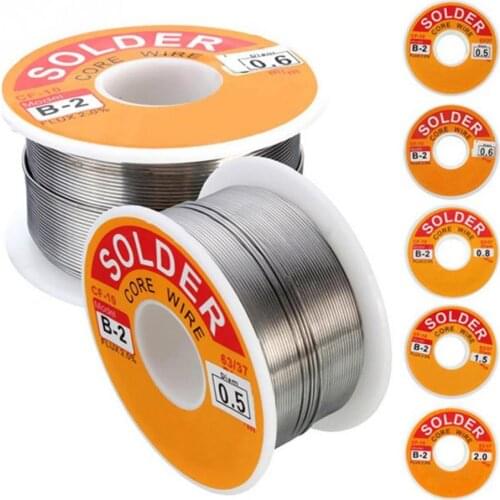 50g 0.3/0.4/0.5/0.6/0.8/1.0mm Tin Lead Tin Wire Melt Rosin Core Solder Tin Wire Reel Desoldering Pump Welding Soldering Tools