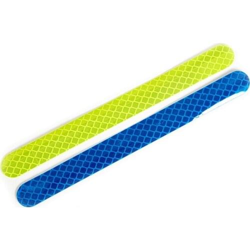 2Pcs Reflectante Car Sticker Reflector Rearview Mirror Reflective Tape Car Accessories Exterior Reflex Tape Reflective Strip