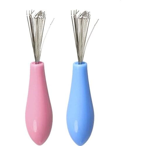 Comb Hair Brush Cleaner Cleaning Remover Embedded Tool Plastic Random Color Handle Shower Salon Styling Home Essential Tool