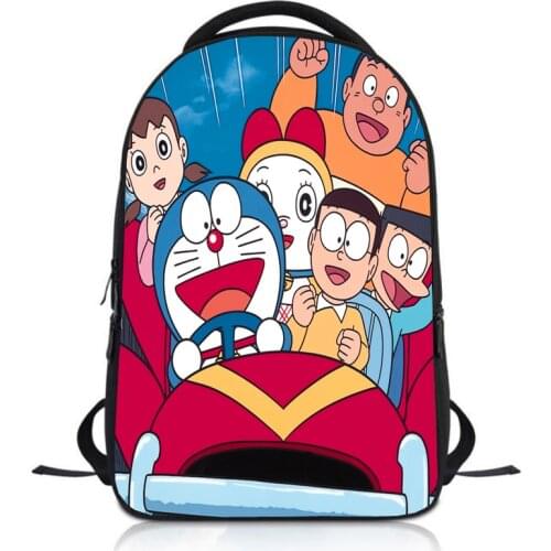 Anime Doraemon Students Backpack School Bag Children Cartoon Knapsack Boys Girls Rucksack Kids Bookbag Satchel