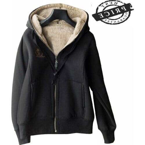 Sweatshirt Korean Fashion 2021 Hoodies Women Winter Velvet Sweatershirts Thick Clothes Ladies Tops Sudadera Mujer LWLa2a