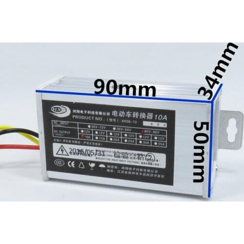 Electric vehicle Transformer converter 36V-96V to 12V 10A