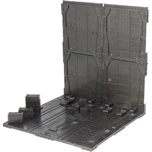 High Quality 30 x 30 x 33cm Soldier Hand-made Base Special Forces Background Board for Gundam Mecha Model - Type J