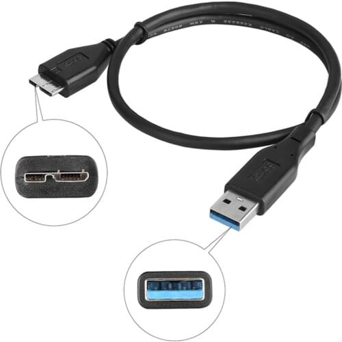 High Speed USB 3.0 Data Cable Male Converter USB3.0 AM To MICRO B Male Adapter Cable Converter For External Hard Drive Disk HDD