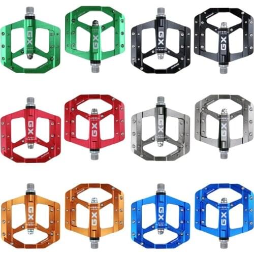 1 Pair Road Mountain Bike Non-slip Flat Pedals Aluminum Alloy 3 Sealed Bearings Pedals MTB Bicycle Cycling Accessories