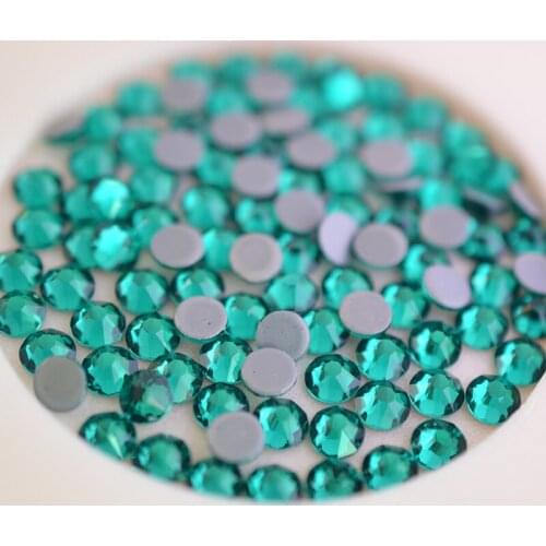 2088 SWA 16 Cut Iron On Stones Crystal Rhinestones hot back SS16 SS20 Green Zircon Hotfix Rhinestones