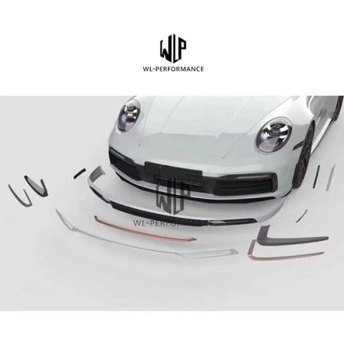 911 992 TA style Carbon fiber FRP Front Lip Rear Diffuser Sear Spoiler wing Side Skirts For Porsche 911 992 Carrera 991 2019
