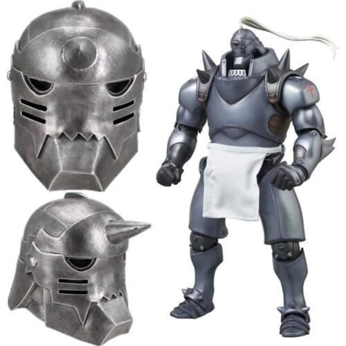 Fullmetal Alchemist Alphonse Elric Cosplay PVC Mask Helmet Masks Halloween Masquerade Party Carnival Costume Props