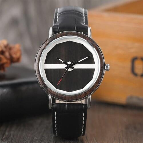 Watches Men Fashion Banboo Watch 2017 Korean Stylish High Quality Dress Wood Wristwatch Genuine Leather Strap Relogio Masculino
