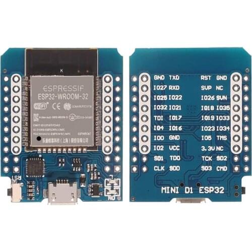 D1 mini ESP32 ESP-32 WiFi+Bluetooth Internet of Things development board based ESP8266 Fully functional