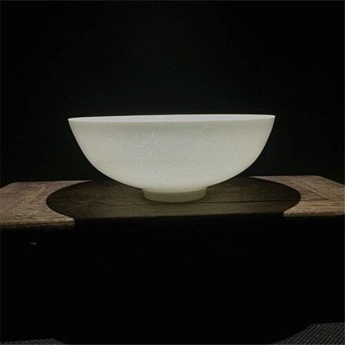 Antique MingDynasty porcelain bowl,White double dragon thin cuP ,Handicrafts,best collection&adornment,Free shipping1903